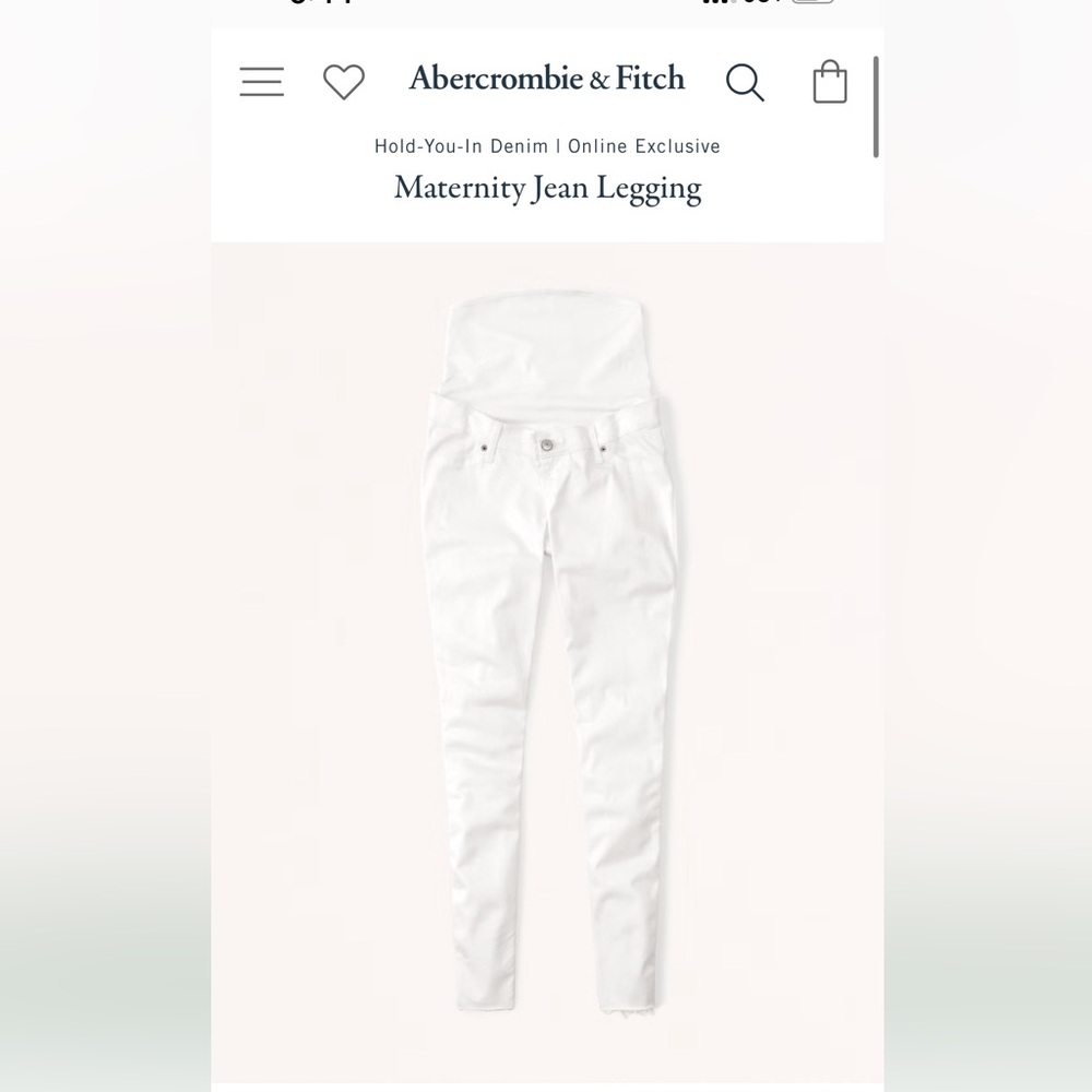 A&F maternity jeggings size 29L